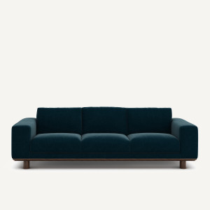 Καναπές βελούδο Μ97xΠ212xΥ72cm