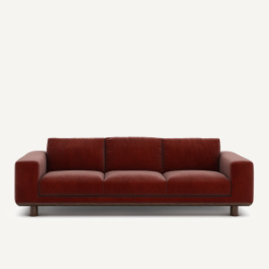 Καναπές βελούδο Μ97xΠ212xΥ72cm