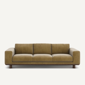 Καναπές βελούδο Μ97xΠ212xΥ72cm