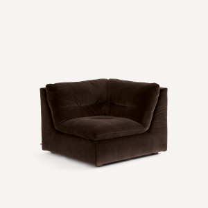 Γωνιακή πολυθρόνα σύνθεσης Μ106xΠ106xΥ82cm