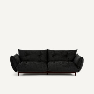 Καναπές 3 θέσεων από βελούδο Μ105xΠ236xΥ88cm