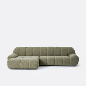 Γωνιακός καναπές αριστερός Μ163xΠ315xΥ79cm