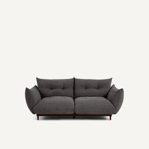 Καναπές compact 3 θέσεων από υφαντό πολυεστέρα Μ105xΠ196xΥ88cm