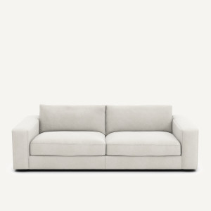 Καναπές από λινό βελούδο Μ105xΠ217xΥ78cm