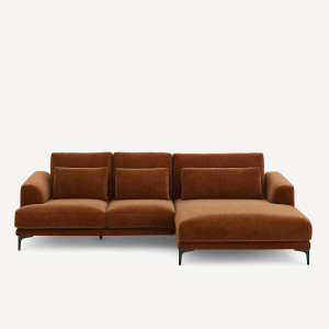 Γωνιακός καναπές XL δεξιός Μ149xΠ277xΥ83cm