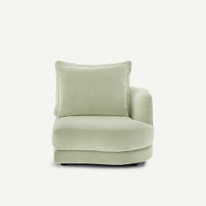 Γωνιακή πολυθρόνα σύνθεσης δεξιά Μ118xΠ94xΥ85cm