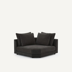 Γωνιακός καναπές σύνθεσης Μ131xΠ131xΥ85cm