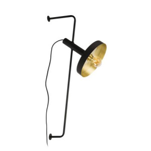 Faro WHIZZ schwarzgold Wandleuchte E27 Lorefar (FARO) 20165-95