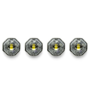 OF01 4er Set Lichtmodule - blau - blitzend