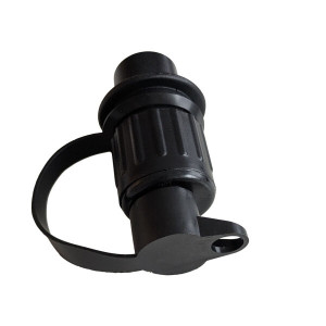 DIN9680 3-poliger Stecker, schwarz