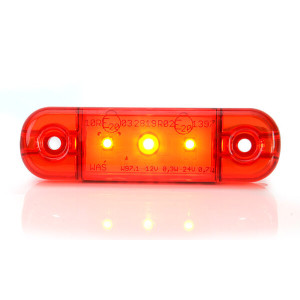 Umrissleuchte - UR10 rot - 12V/24V