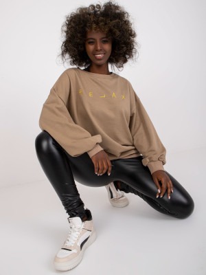 Bluza bez kaptura z napisem