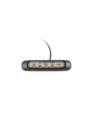 Barra LED Estroboscópica Ambar 6 Programas