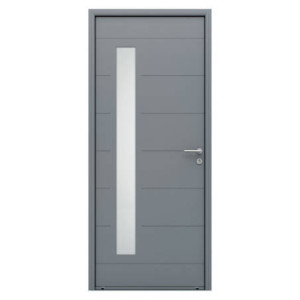 Le Roi de la Fenêtre Porte d'entrée ALU modèle STELLA avec pose