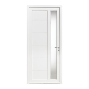 Le Roi de la Fenêtre Porte d'entrée PVC modèle LILY avec pose