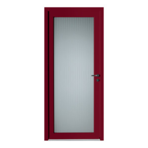 Le Roi de la Fenêtre Porte d'entrée tiercée PVC modèle JORDY avec semi fixe
