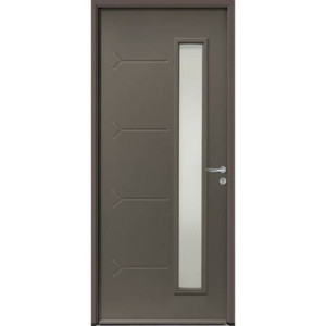 Le Roi de la Fenêtre Porte d'entrée ACIER modèle NOVA avec pose