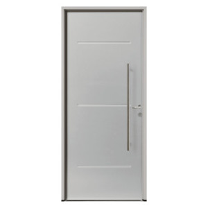 Le Roi de la Fenêtre Porte d'entrée ACIER modèle GRAPHITE avec pose