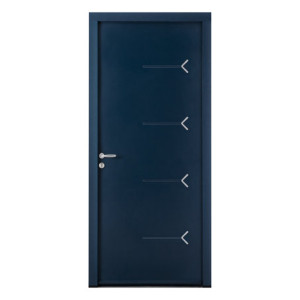 Le Roi de la Fenêtre Porte d'entrée ACIER modèle STELLIS dimensions standard L 80 cm x H 215 cm