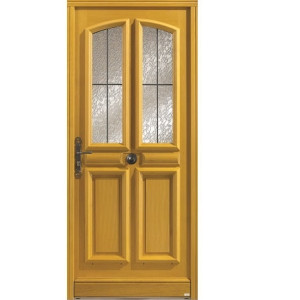 Le Roi de la Fenêtre Porte d'entrée BOIS (Chêne) modèle ELIOR