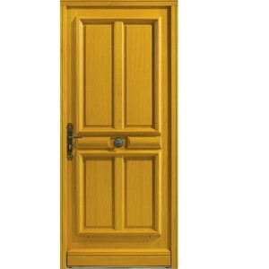Le Roi de la Fenêtre Porte d'entrée BOIS (Chêne) modèle AZENOR avec pose