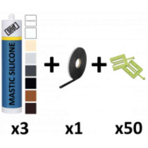 Le Roi de la Fenêtre Kit d'étanchéité complet