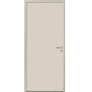 Le Roi de la Fenêtre Porte d'entrée BOIS Exotique modèle GAYLOR avec pose