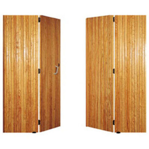 Le Roi de la Fenêtre Porte de garage Bois à 4 vantaux