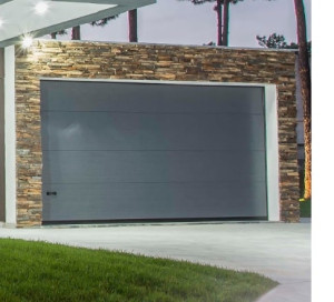 Le Roi de la Fenêtre Porte de garage sectionnelle motorisée Somfy IO (Gamme Standard Plus) L240 cm x H200 cm