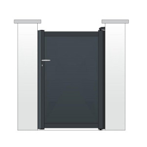 Le Roi de la Fenêtre Portillon ALU modèle LUGO avec pose