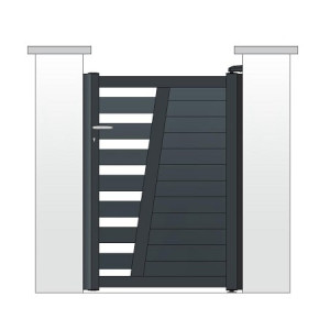 Le Roi de la Fenêtre Portillon ALU modèle MURCIA 2 avec pose