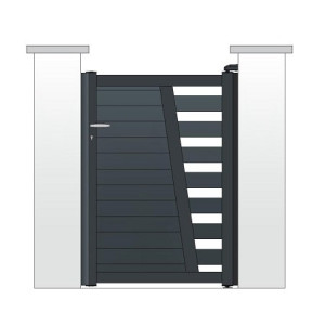 Le Roi de la Fenêtre Portillon ALU modèle MURCIA 6