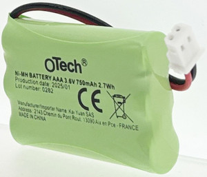 Batterie pour OTech 3700057311582