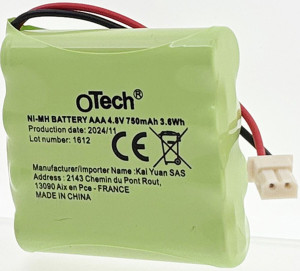 Batterie Neurostimulateur Compatible Sporecup EMP2, Tens, UroStim, XTR