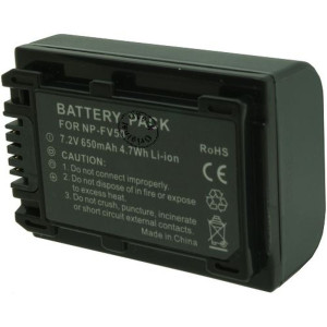 Batterie pour Sony Hxr-nx80
