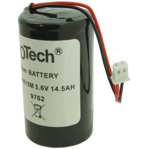 Pile OTech Li-SoCl2 (Lithium Chlorure de Thionyle) Non rechargeable Type ER34615M D 3.6V 14.5Ah