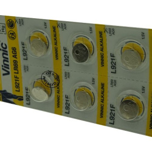 Pack de 10 Vinnic L921f/lr69/ag6 1.5V Alkaline