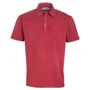L'Homme Moderne Polo effet délavé