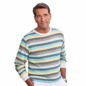L'Homme Moderne Pull Bleu-Riviera