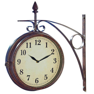 L'Homme Moderne Horloge\\/thermomètre "Grand Central"
