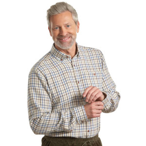 L'Homme Moderne Chemise carreaux laine