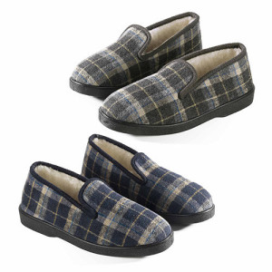 L'Homme Moderne Duo de chaussons laine - les 2 paires