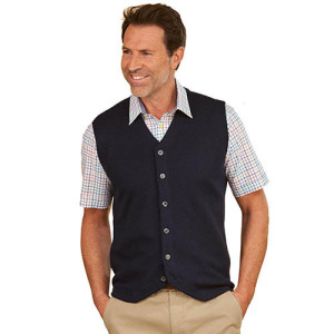 L'Homme Moderne Gilet Mérinos bergame