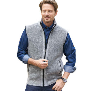 L'Homme Moderne Gilet sans manches doublé polaire