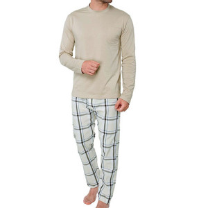L'Homme Moderne Pyjama carreaux pur coton