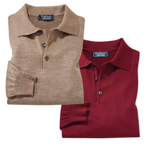 L'Homme Moderne Pulls-polos mérinos - les 2