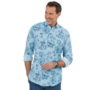 L'Homme Moderne Chemise climatisée lagon