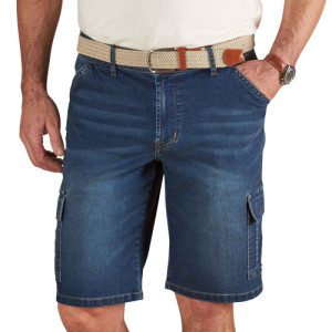 L'Homme Moderne Bermuda Denim multipoches