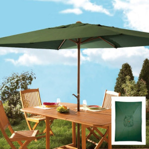 L'Homme Moderne Parasol à manivelle rectangulaire