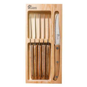 L'Homme Moderne Coffret 6 couteaux à steak terroir